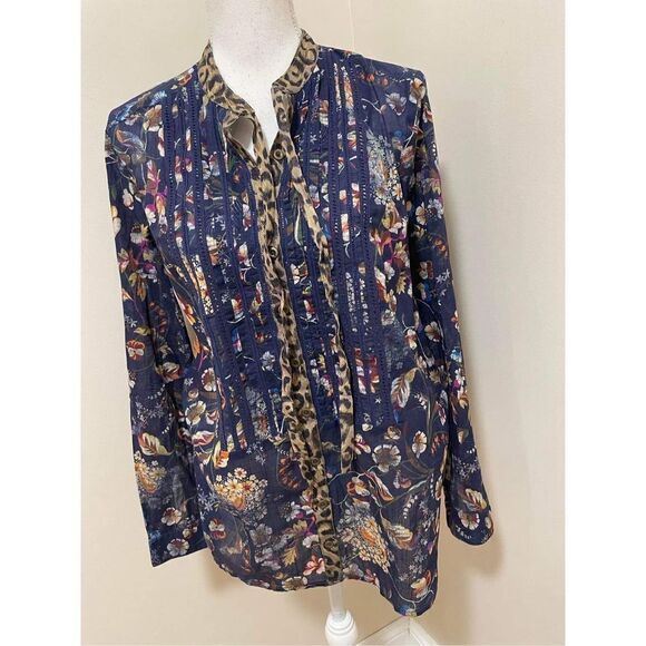 Anthropologie Pilcro Ladder Lace Tunic Blouse Size XS - Picture 5 of 9